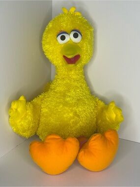 GUND Sesame Street Big Bird Plush Stuffed Animal 2010 14" Sitting